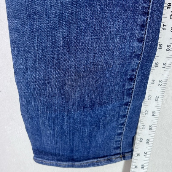 Express Classic Straight Hyper Stretch Jeans Mens 31/30 Blue Denim Pants 1820 - Picture 5 of 9